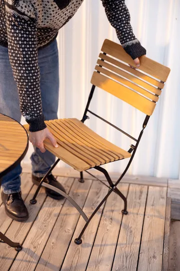 Silla de comedor Brewer - Negro-teca - Brafab