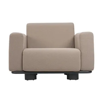 Sillón Bolster - Antracita-teddy beige - Brafab
