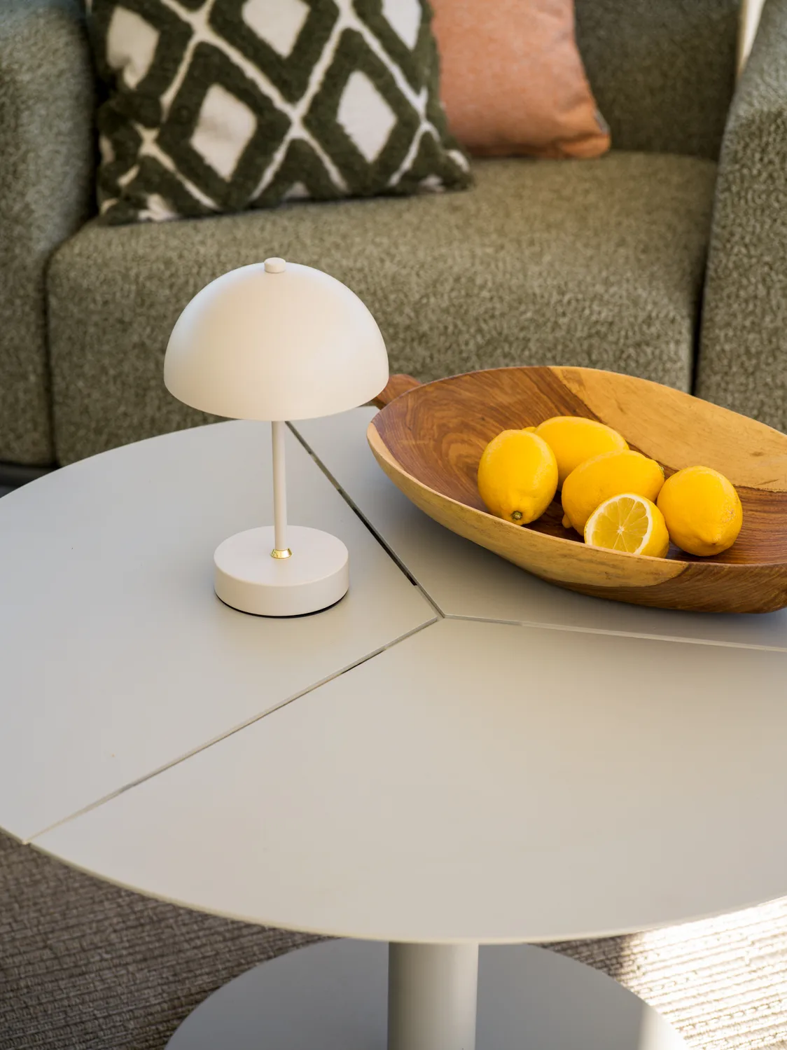 Sillón Bolster, Antracita-teddy verde Brafab