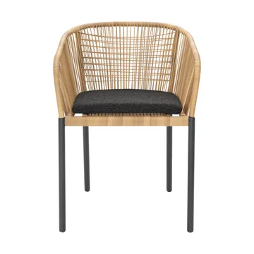 Sillón Delta con brazos - Antracita-natural - Brafab