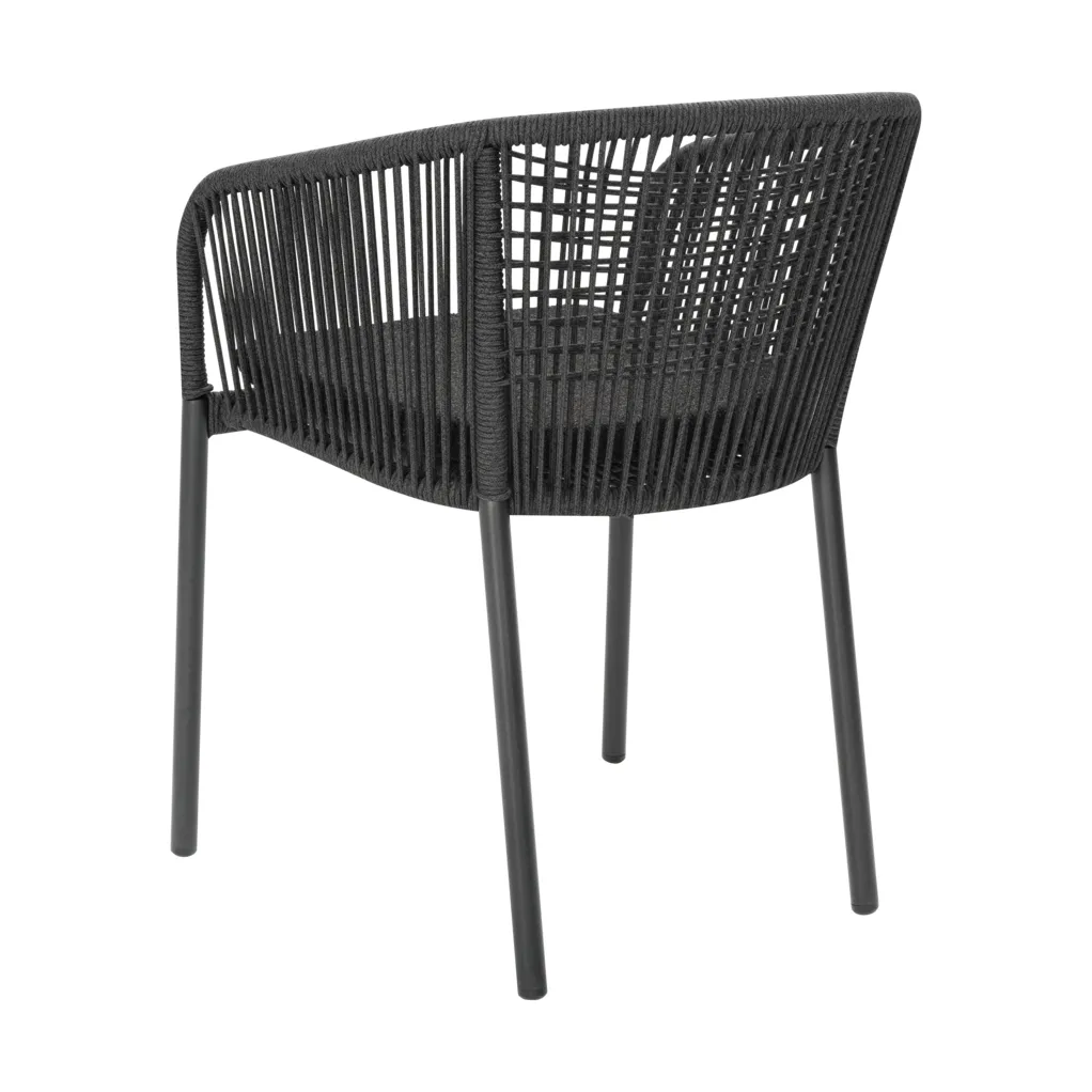 Sillón Delta con brazos, Antracita Brafab