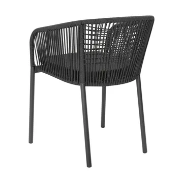 Sillón Delta con brazos - Antracita - Brafab