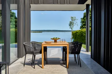 Sillón Delta con brazos - Negro - Brafab