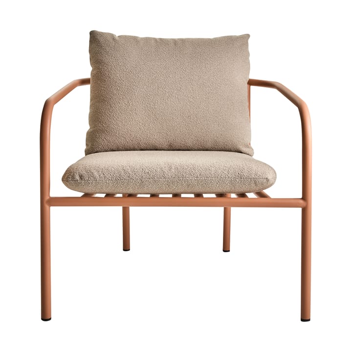 Sillón lounge Bendt, Teddy beige-peach Brafab