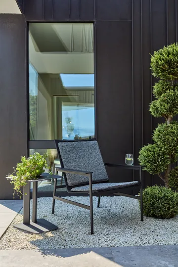 Sillón lounge Soro - Negro-teddy ant - Brafab