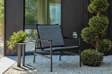 Sillón lounge Soro - Negro-teddy ant - Brafab