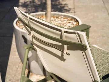 Sillón lounge Soro - Nordic green-teddy verde - Brafab