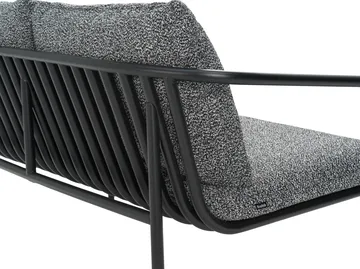 Sofá Bendt - Negro-teddy ant - Brafab