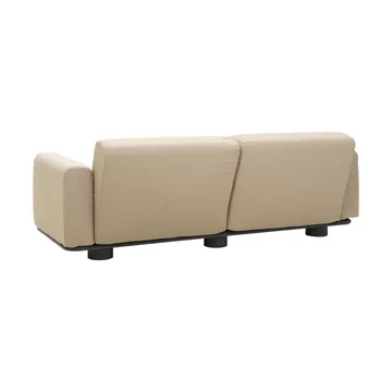 Sofá Bolster - Antracita-teddy beige, 2,5 plazas - Brafab