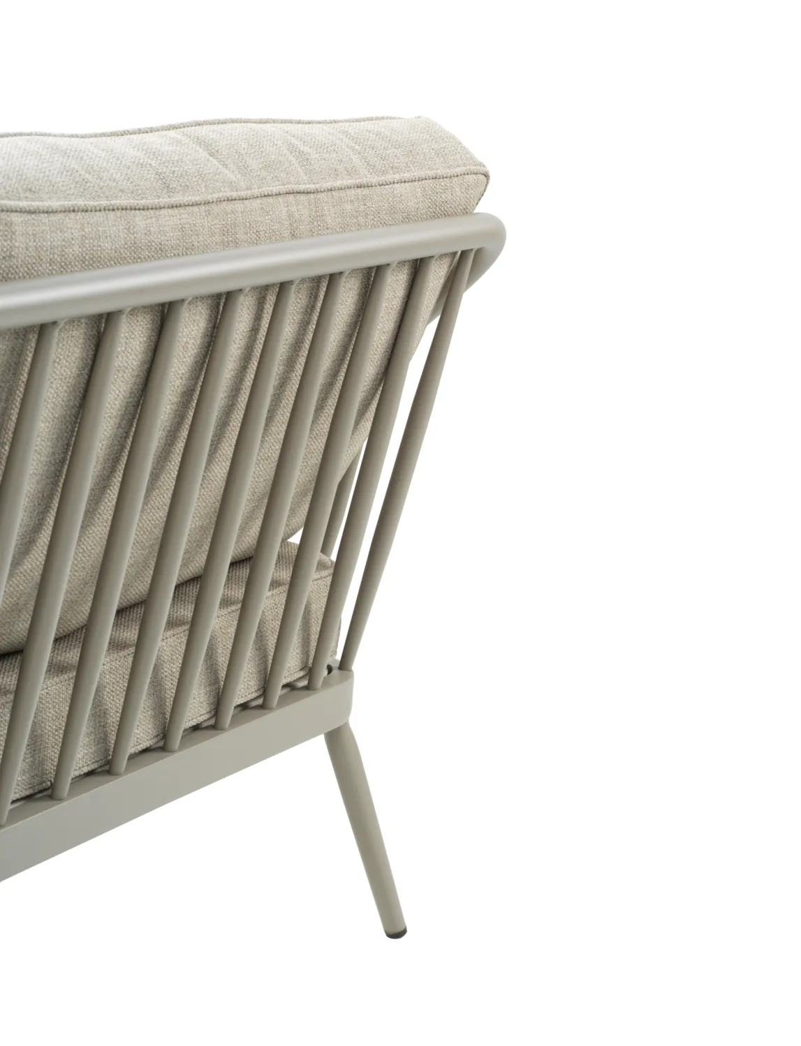 Sofá Coleville, Khaki-burlap beige, 3 plazas Brafab