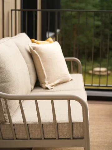 Sofá Coleville - Khaki-burlap beige, 3 plazas - Brafab