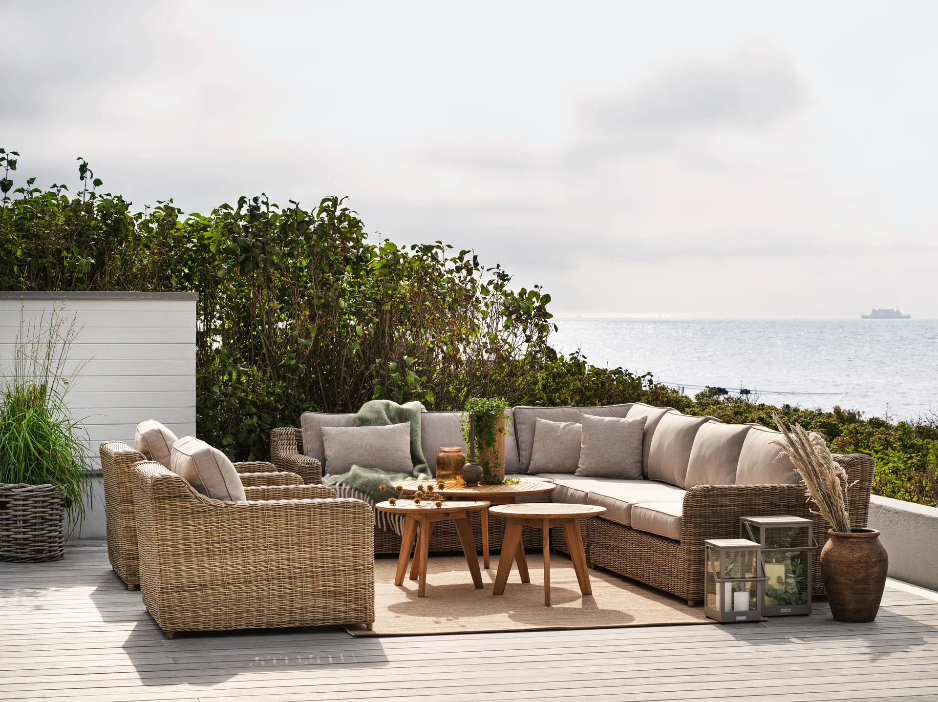 Sofá Glendon de 2,5 plazas, Dark Brown-soft moose Brafab Sofá Glendon de 2,5 plazas, Dark Brown-soft moose Brafab