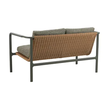 Sofá Motty - Nordic green-teddy verde, 2 plazas - Brafab