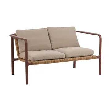 Sofá Motty - Zin red-teddy beige, 2 plazas - Brafab