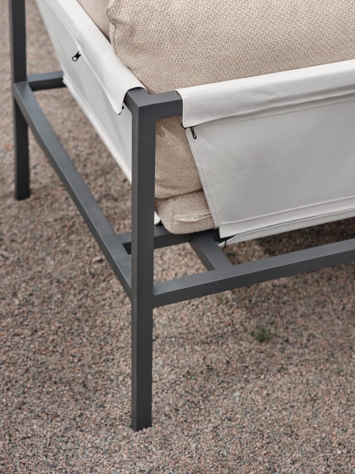 Sofá rinconera Allie, Barley-anthracite Brafab