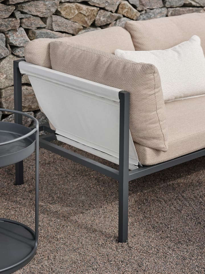 Sofá rinconera Allie, Barley-anthracite Brafab