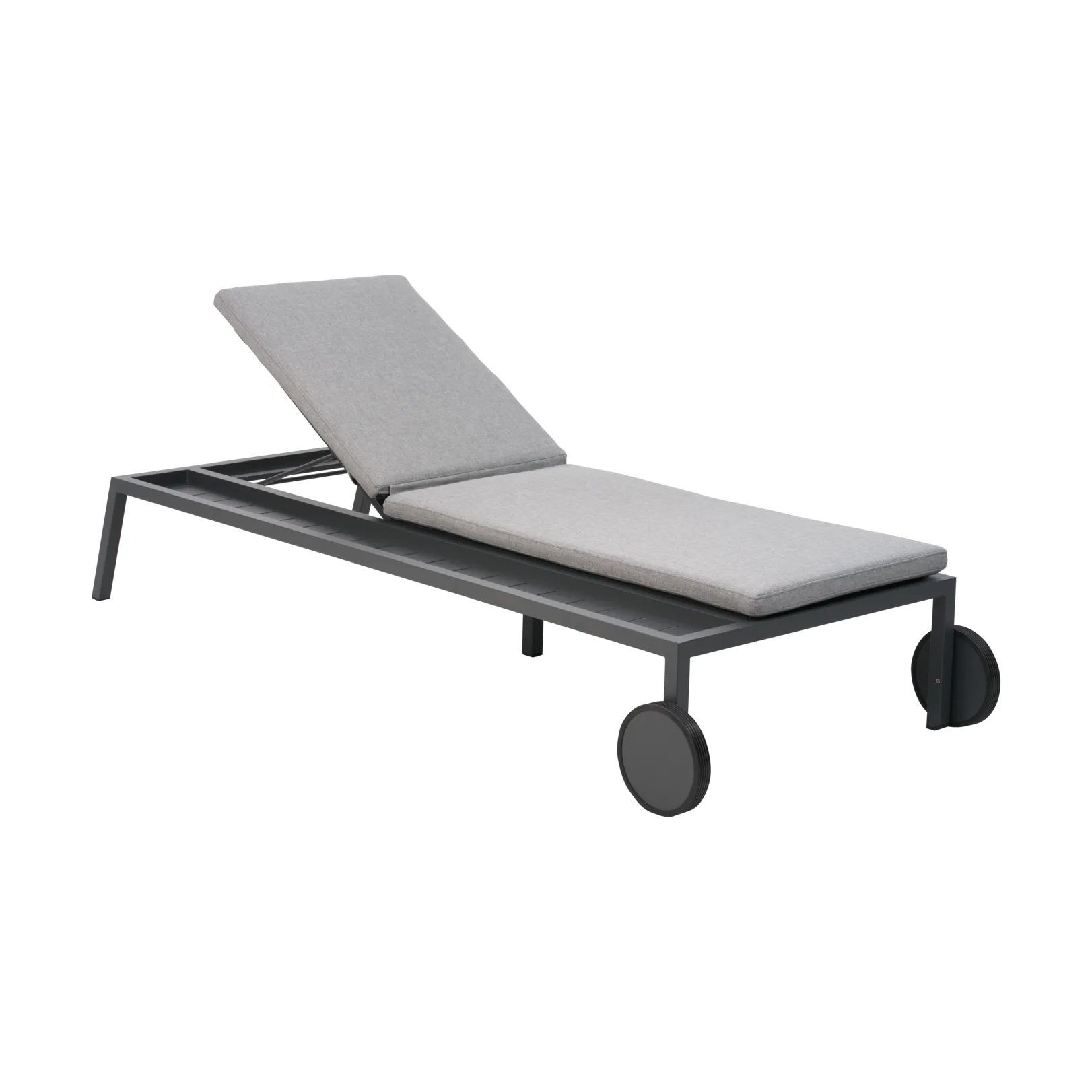 Tumbona Samvaro 218x92 cm, Antracita-pearl grey Brafab