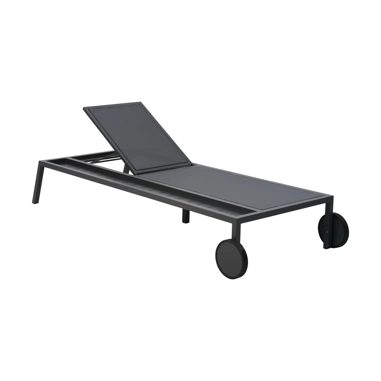 Tumbona Samvaro 218x92 cm, Antracita-pearl grey Brafab