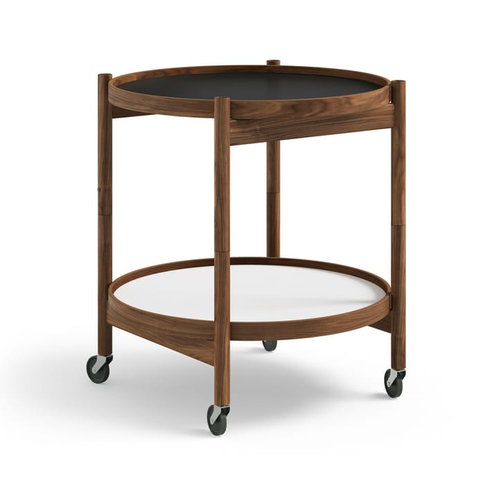 Carrito Bølling Tray Table model 50 - Base, estructura de nogal aceitado - Brdr. Krüger