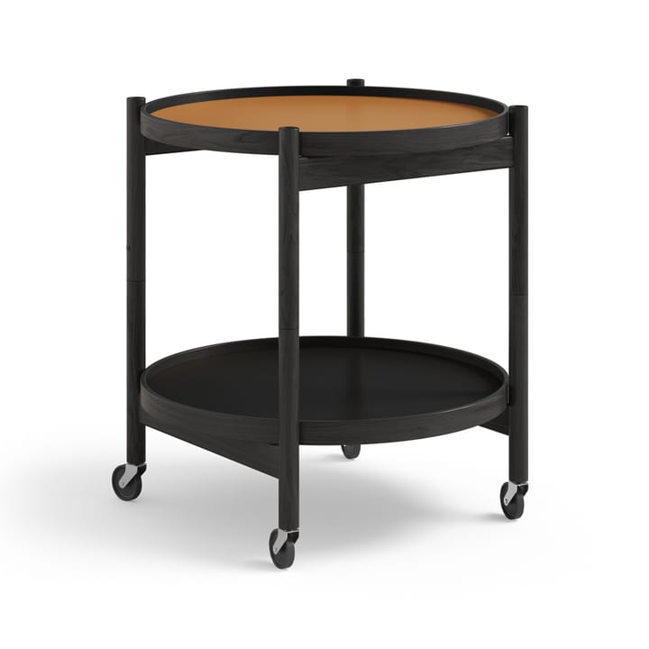 Carrito Bølling Tray Table model 50 - Clay, estructura roble lacado negro - Brdr. Krüger