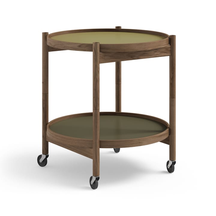 Carrito Bølling Tray Table model 50 - Leaf, estructura de roble aceitado humo - Brdr. Krüger