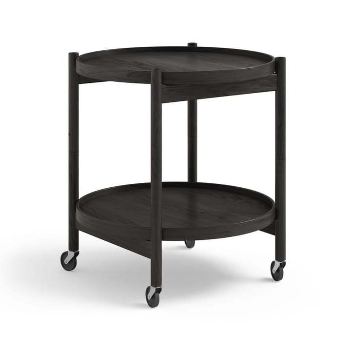 Carrito Bølling Tray Table model 50 - Roble lacado negro, estructura roble lacado negro - Brdr. Krüger