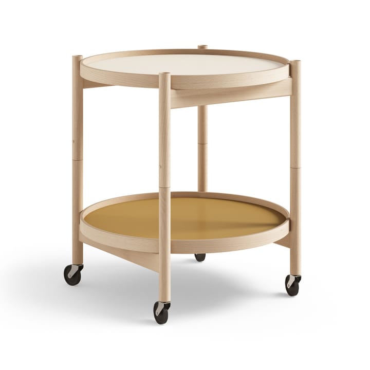 Carrito Bølling Tray Table model 50 - Sunny, estructura de haya aceitada - Brdr. Krüger