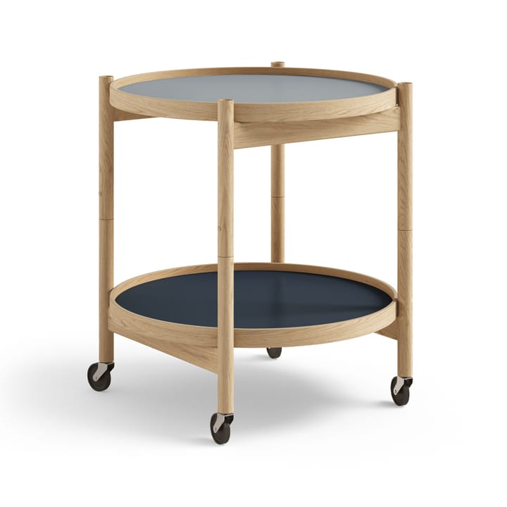 Carrito Bølling Tray Table model 50 - Water, estructura de roble aceitado - Brdr. Krüger