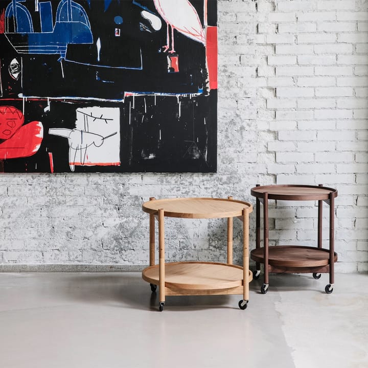 Carrito Bølling Tray Table model 60, Base, estructura de haya aceitada Brdr. Krüger