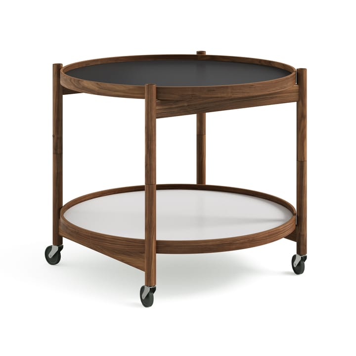 Carrito Bølling Tray Table model 60 - Base, estructura de nogal aceitado - Brdr. Krüger