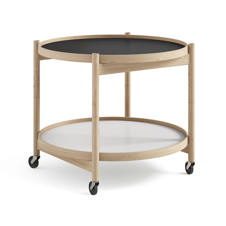 Carrito Bølling Tray Table model 60 - Base, estructura de roble sin tratar - Brdr. Krüger