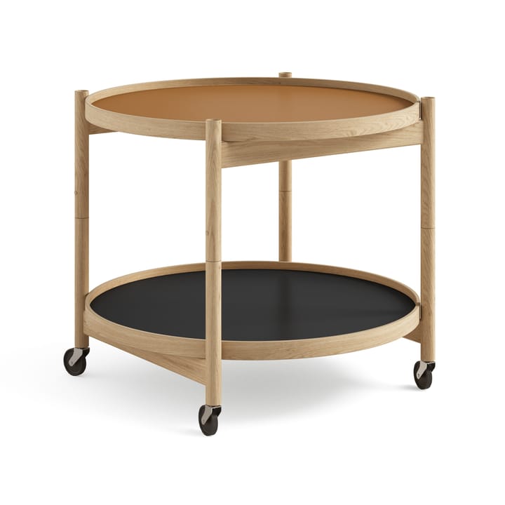 Carrito Bølling Tray Table model 60 - Clay, estructura de roble aceitado - Brdr. Krüger