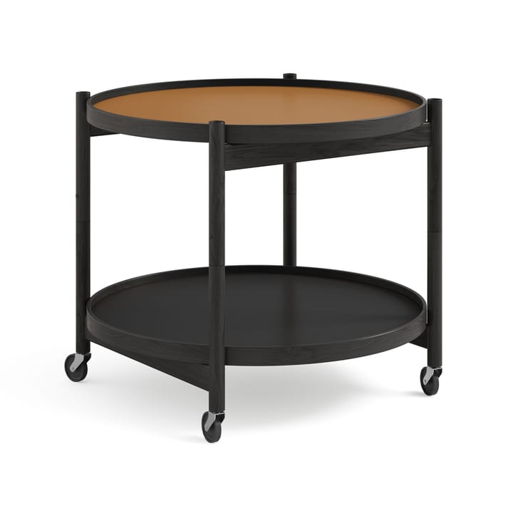 Carrito Bølling Tray Table model 60 - Clay, estructura roble lacado negro - Brdr. Krüger