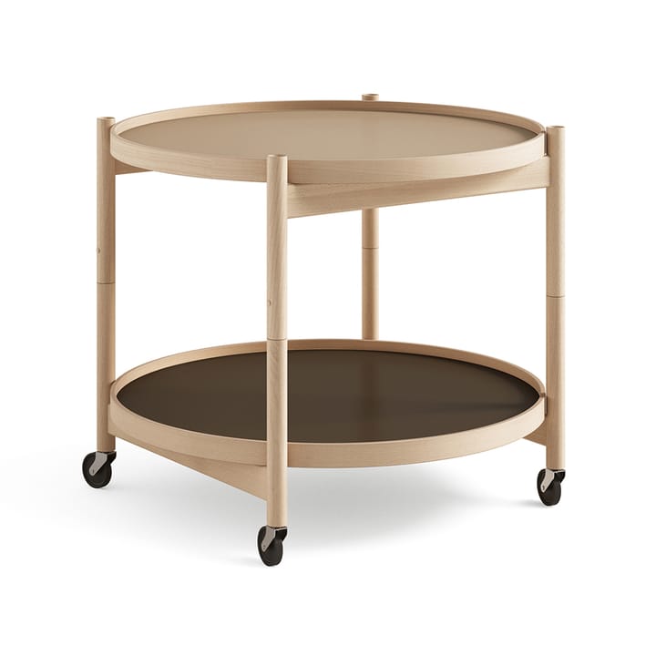 Carrito Bølling Tray Table model 60 - Earth, estructura de haya aceitada - Brdr. Krüger