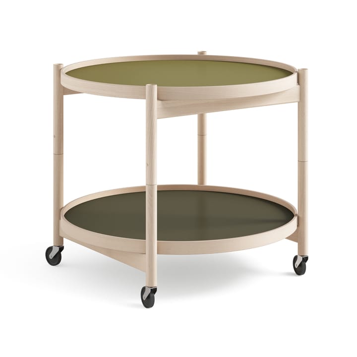 Carrito Bølling Tray Table model 60 - Leaf, estructura de haya sin tratar - Brdr. Krüger