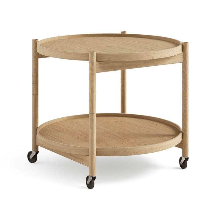 Carrito Bølling Tray Table model 60 - Roble aceitado, estructura de roble aceitado - Brdr. Krüger