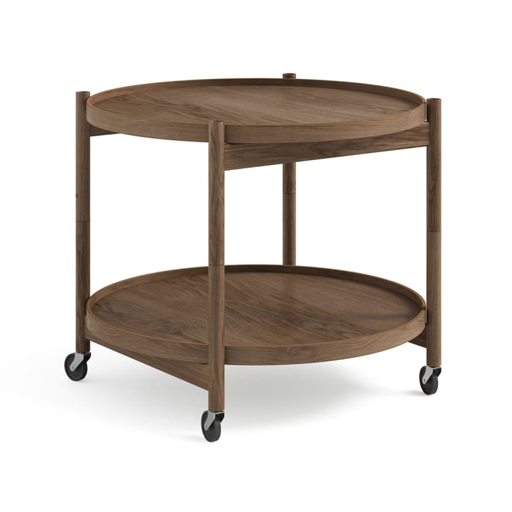 Carrito Bølling Tray Table model 60 - Roble ahumado, estructura de roble aceitado humo  - Brdr. Krüger