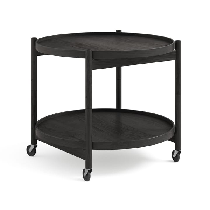 Carrito Bølling Tray Table model 60 - Roble lacado negro, estructura roble lacado negro - Brdr. Krüger