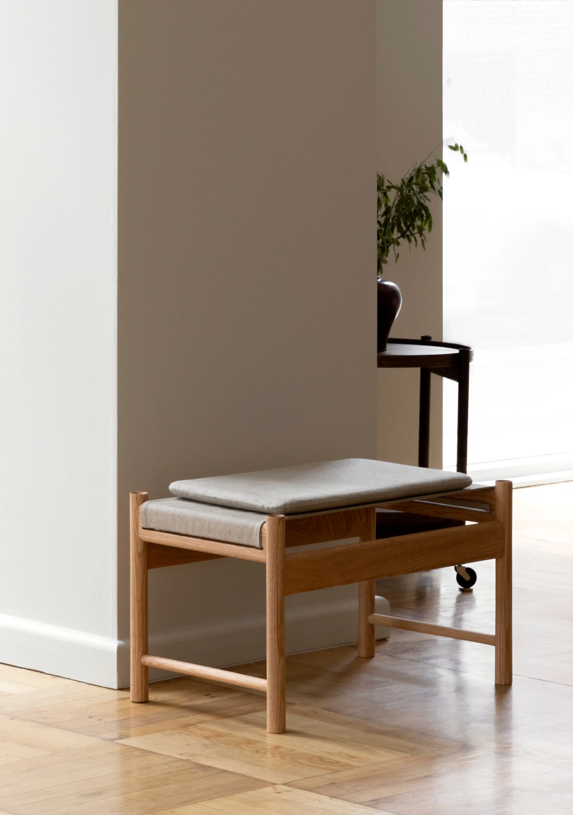 Cojín HB 35x60 cm, Lona natural Brdr. Krüger