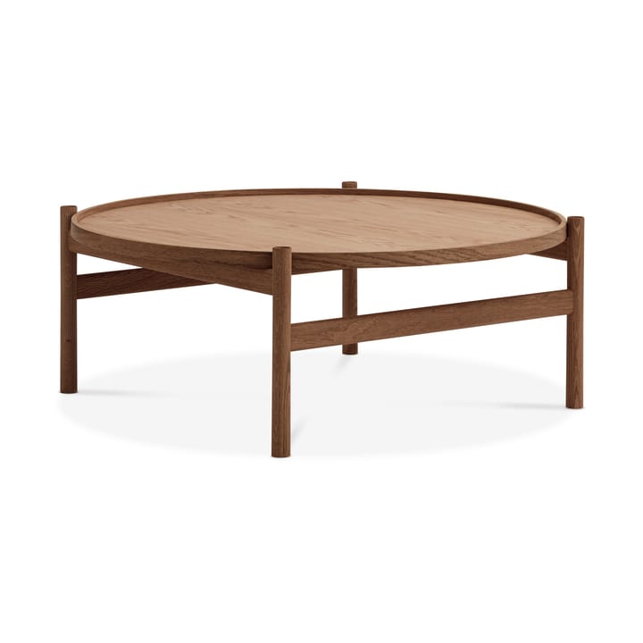 Mesa de centro HB Ø100 cm - Roble aceitado ahumado - Brdr. Krüger