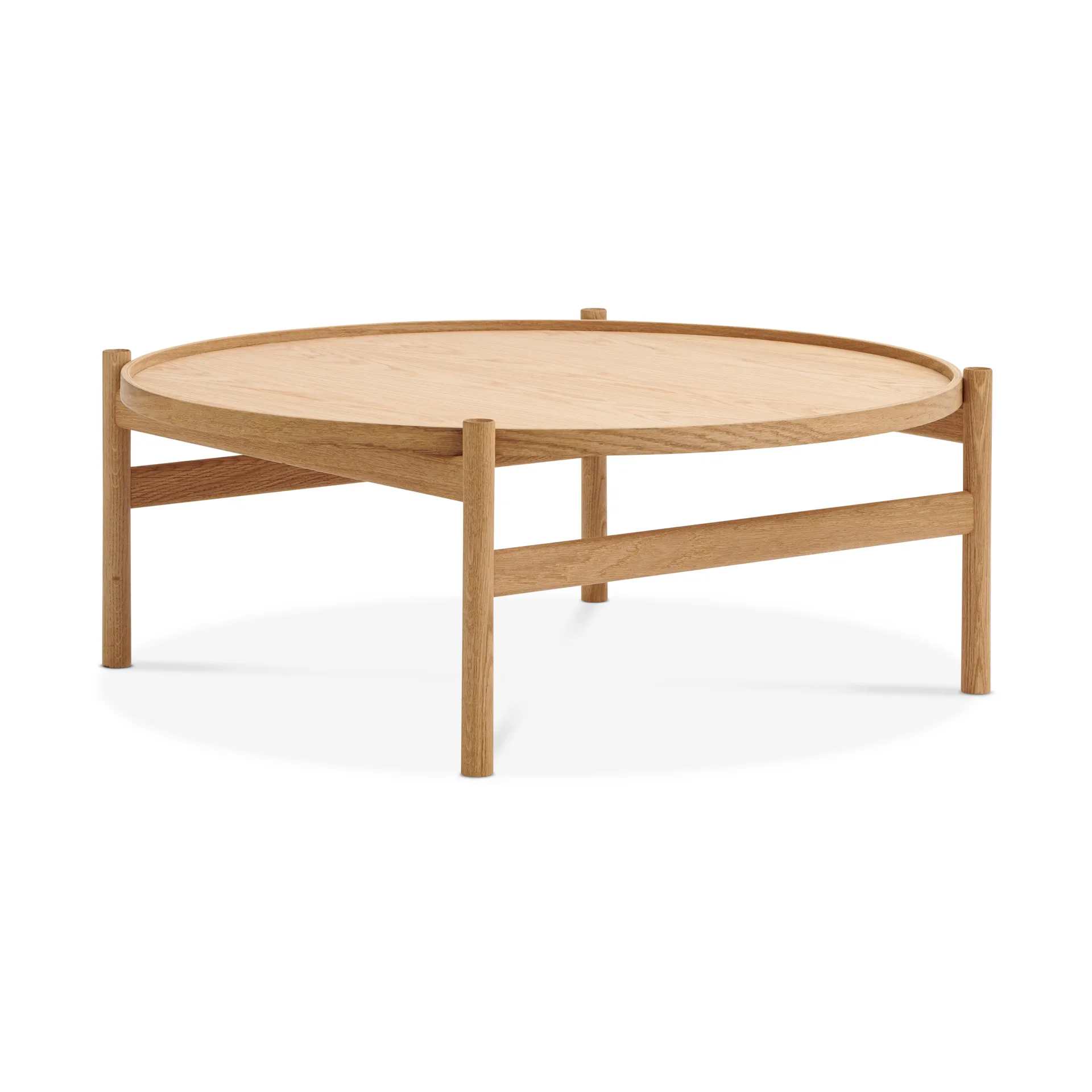Mesa de centro HB Ø100 cm, Roble aceitado Brdr. Krüger