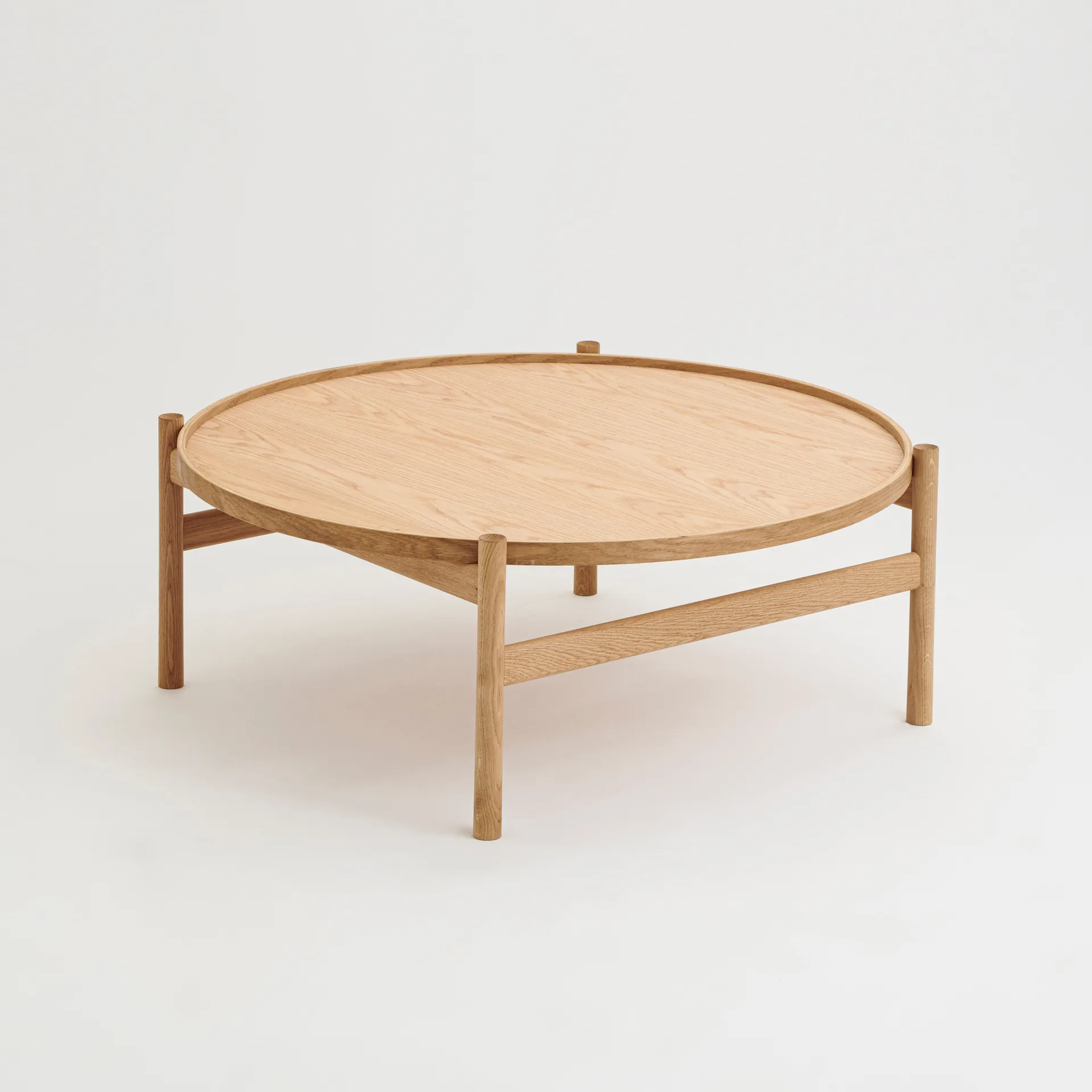 Mesa de centro HB Ø100 cm, Roble aceitado Brdr. Krüger