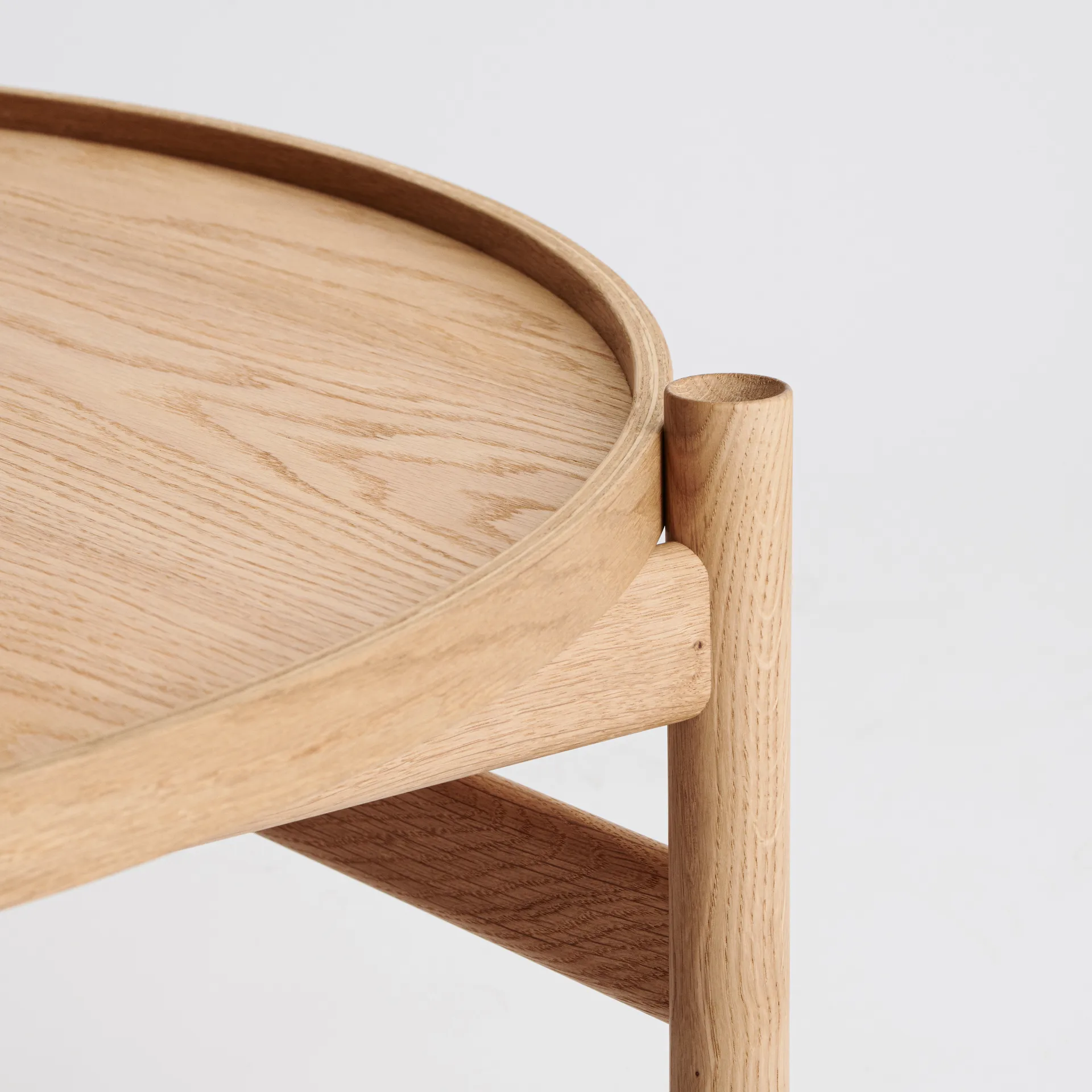 Mesa de centro HB Ø100 cm, Roble aceitado Brdr. Krüger