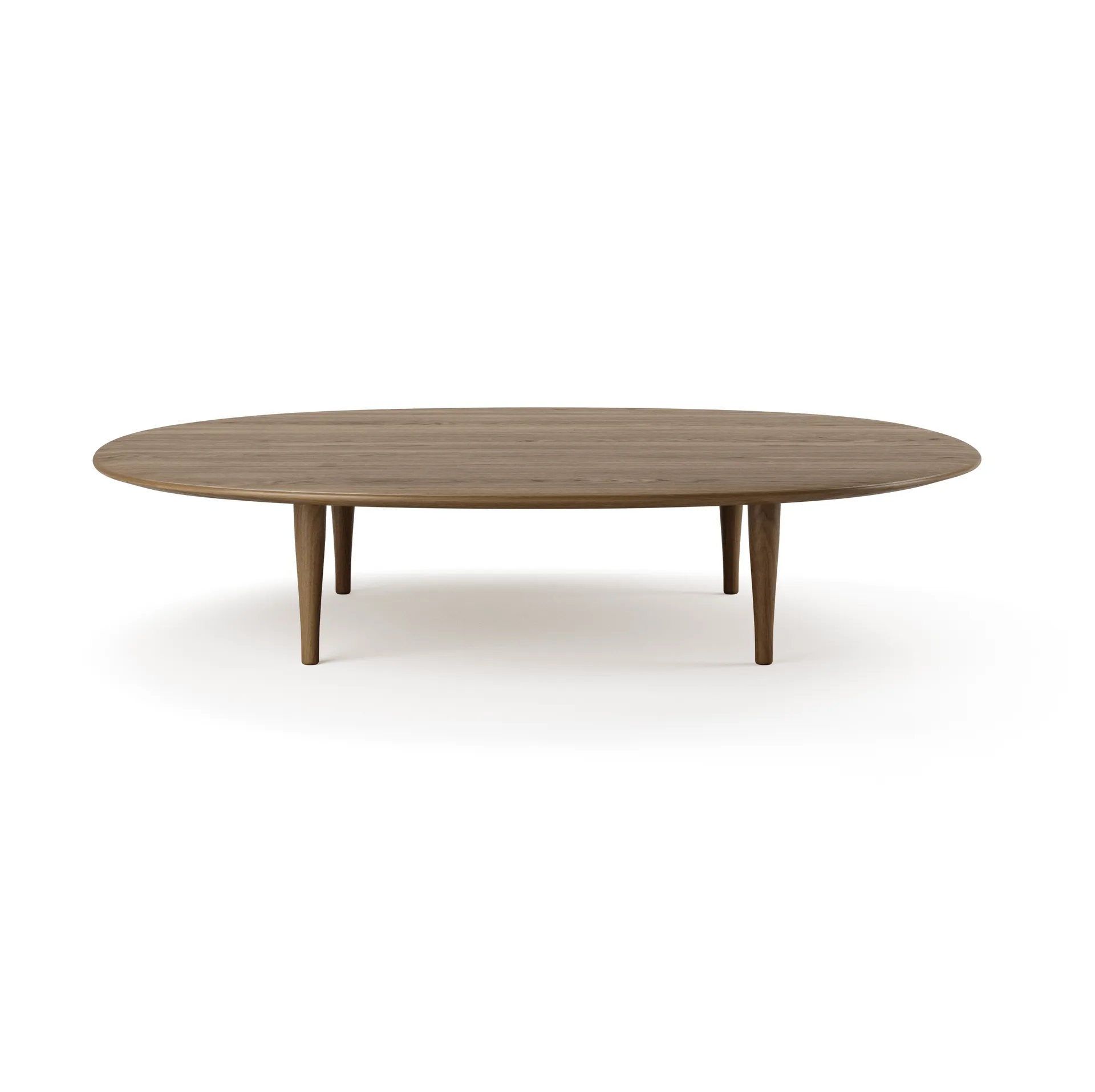 Mesa de centro Jari Ø118 cm, Roble aceitado ahumado Brdr. Krüger