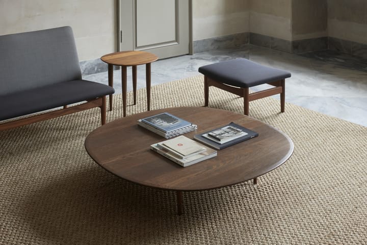 Mesa de centro Jari Ø118 cm, Roble aceitado ahumado Brdr. Krüger