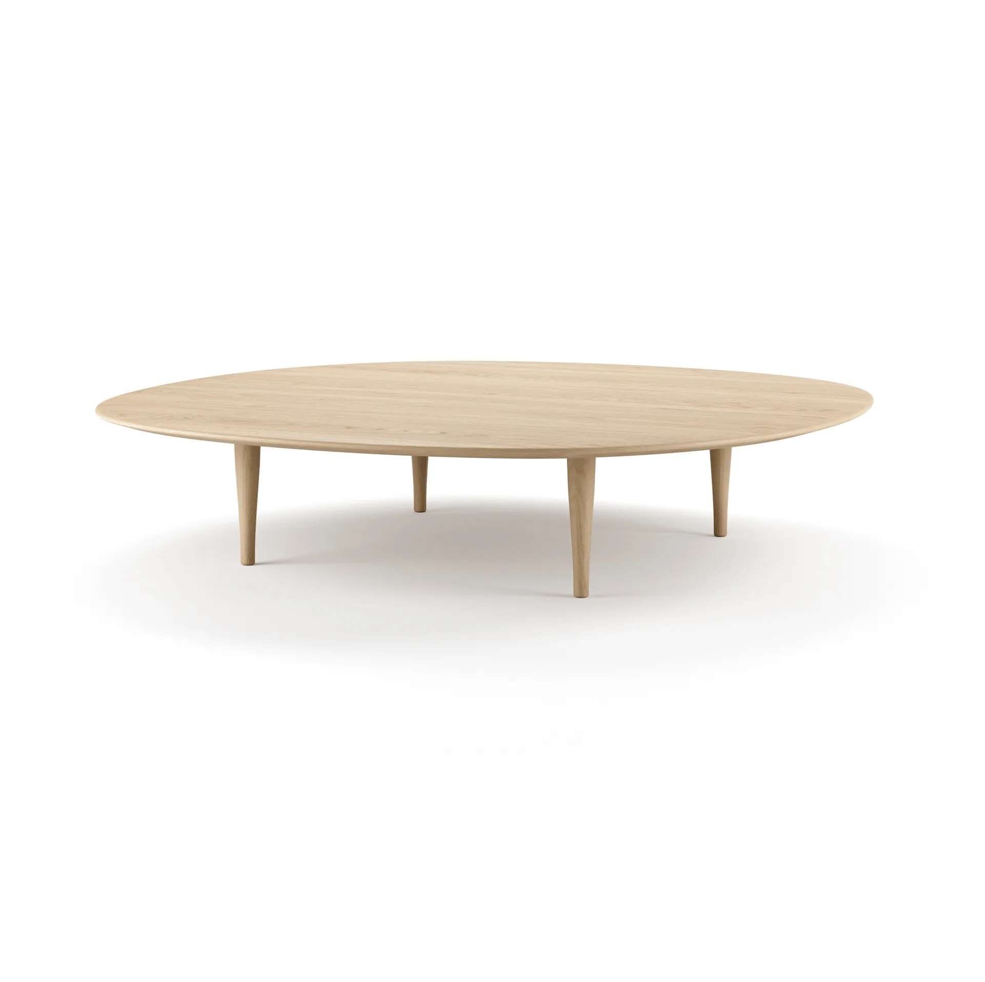 Mesa de centro Jari Ø118 cm, Roble aceitado Brdr. Krüger