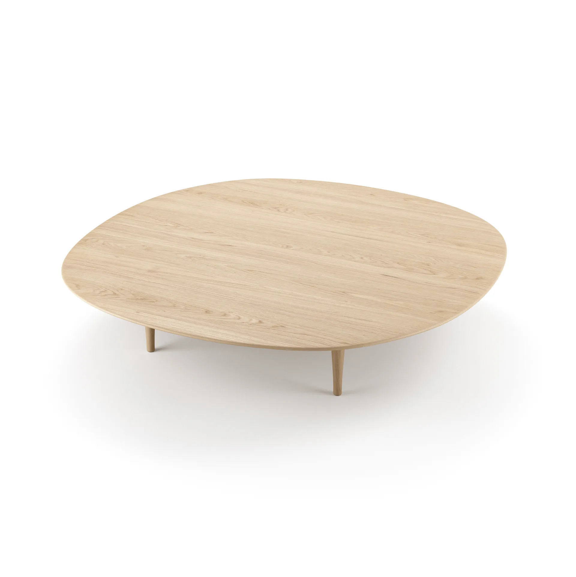 Mesa de centro Jari Ø118 cm, Roble aceitado Brdr. Krüger