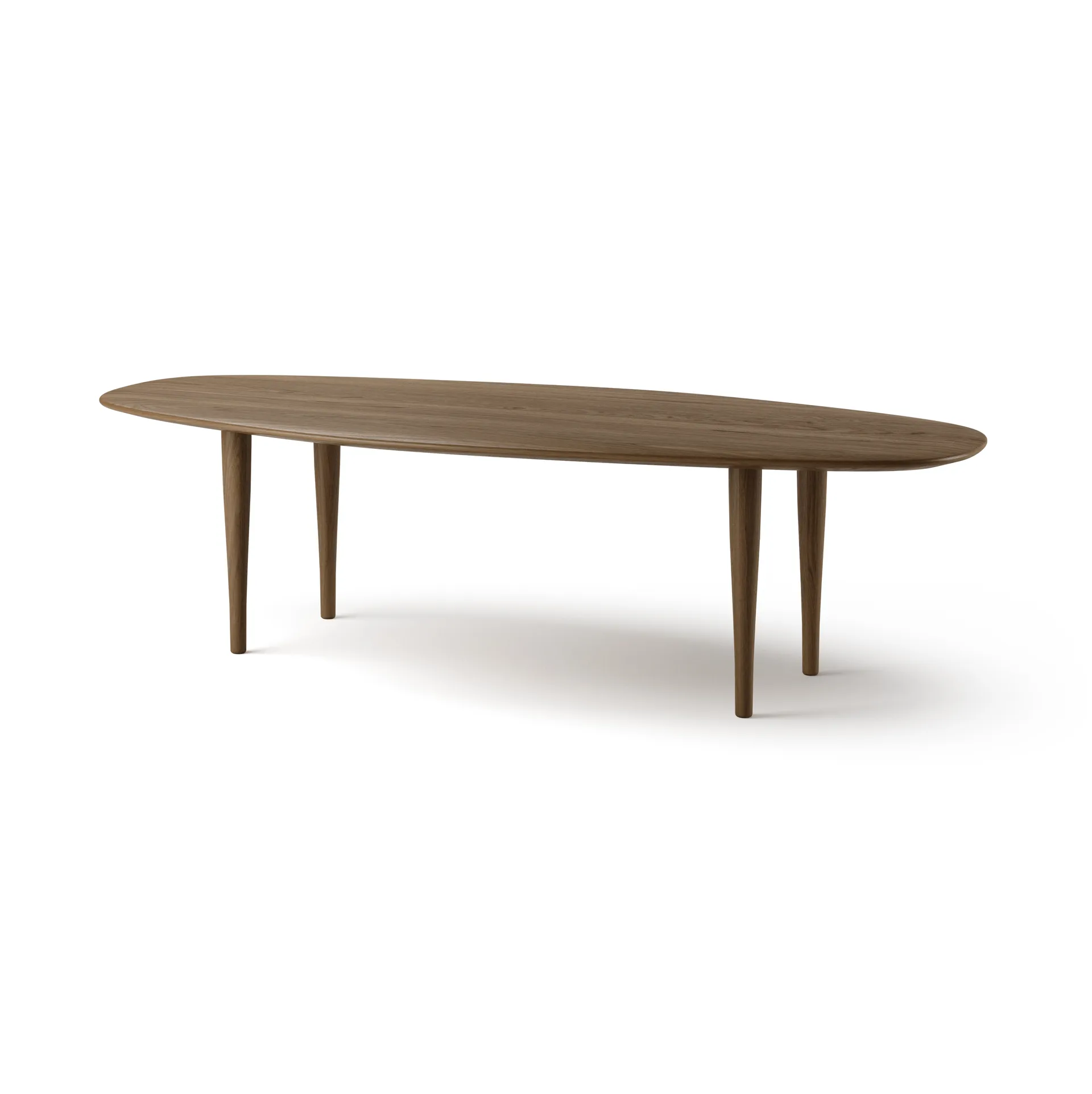 Mesa de centro Jari 58x130 cm, Roble aceitado ahumado Brdr. Krüger