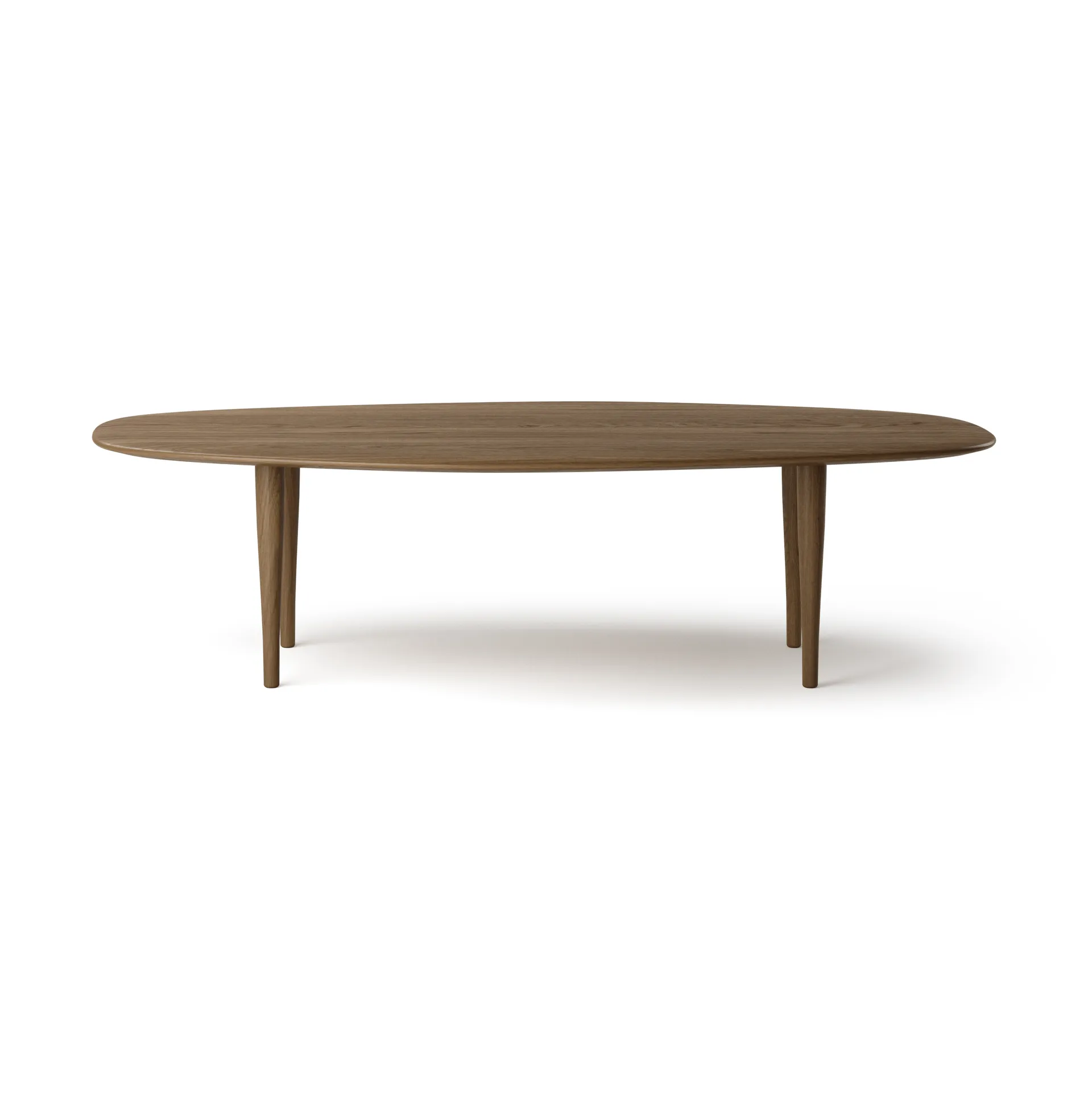 Mesa de centro Jari 58x130 cm, Roble aceitado ahumado Brdr. Krüger