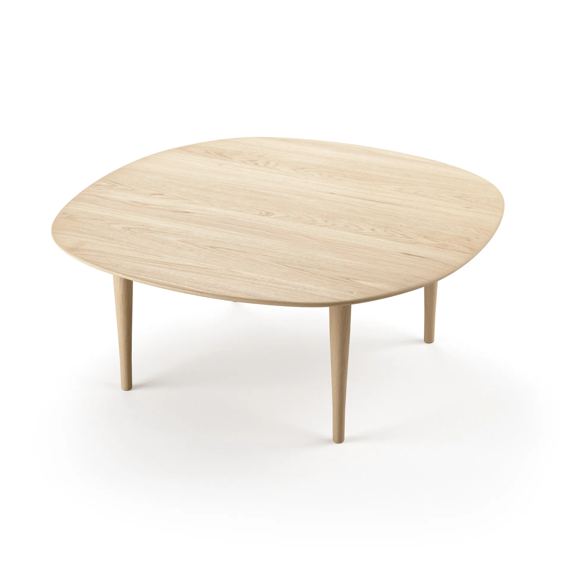 Mesa de centro Jari Ø85 cm, Roble aceitado Brdr. Krüger
